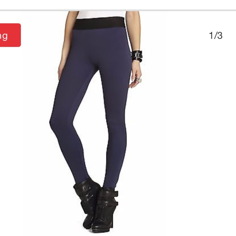 BCBGMAXAZRIA Mason Dark Navy  Leggings